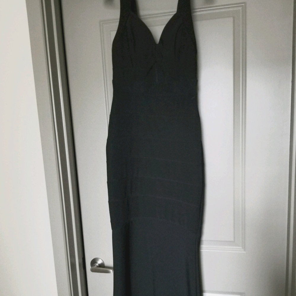 Black evening gown